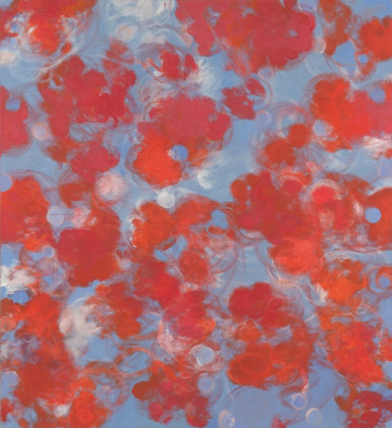 <span>9 Andrea Bischof</span> <span><br>Rose 2024</br>Öl auf Leinwand; 130 x 120 cm<br>Euro 4.000 </br></span>