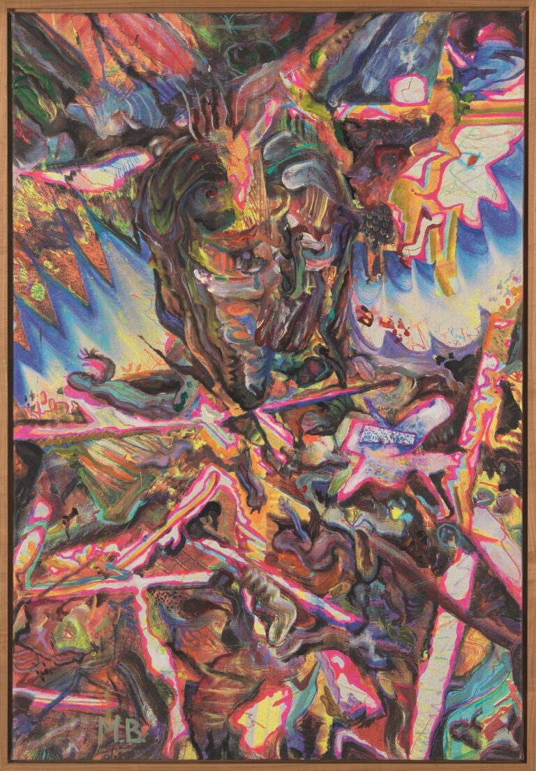<span>13 Max Brenner</span>
<span><br>Stranded #1 Unikat 2022</br>Siebdruck, Acryl, Ölkreide auf Leinwand - Künstlerrahmung; 130 x 90 cm<br>Euro 1.600 </br></span>