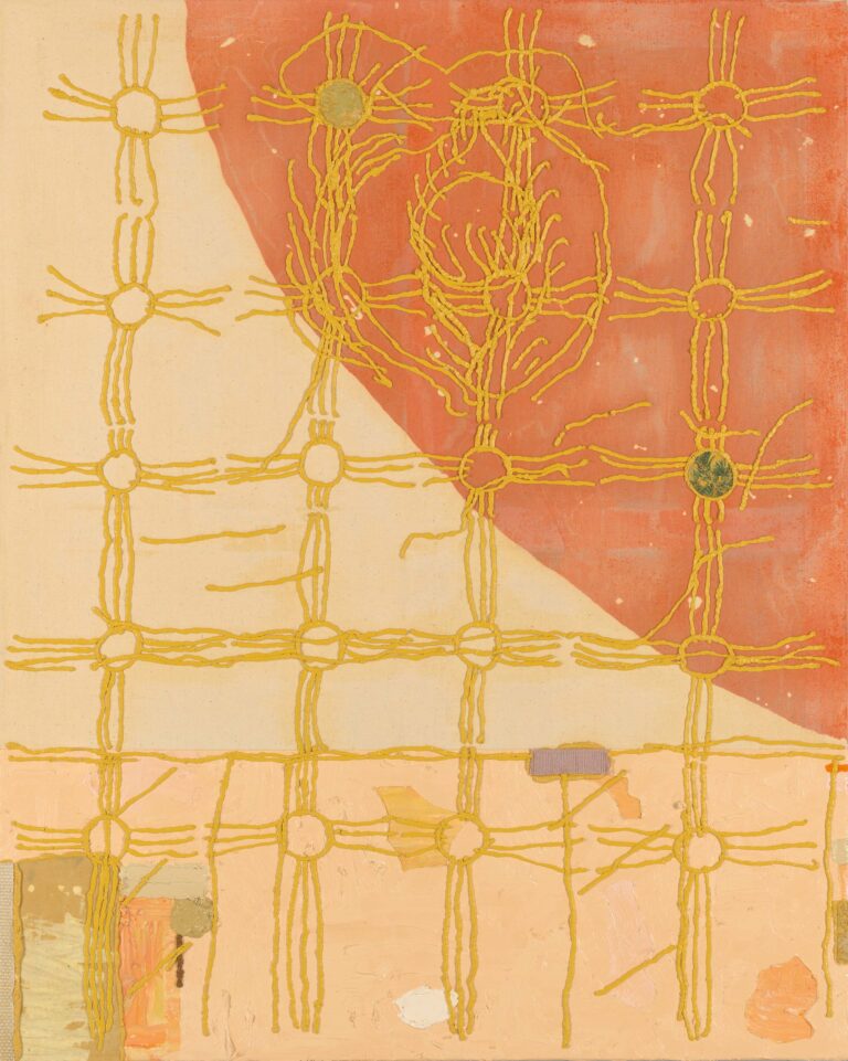 <span>34 Max Freund</span>
<span><br>Refrain 2024</br>Öl und Collage auf Leinwand; 100 x 80 cm<br>Euro 2.400 </br></span>
