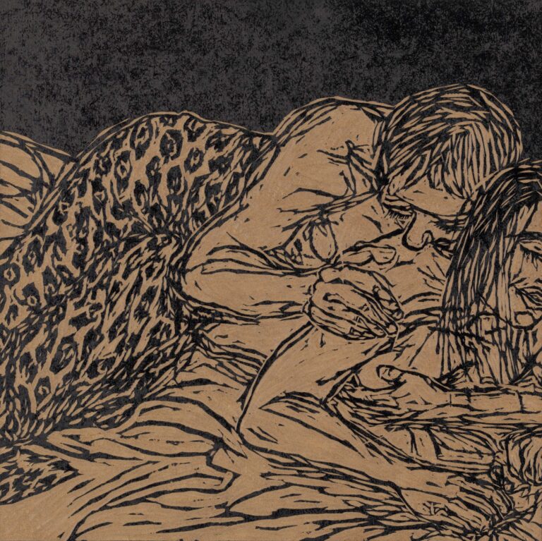 <span>39 Olga Georgieva</span>
<span><br>O.T. aus der Serie "Only just for you" 2022</br>Holzschnittobjekt; 30 x 30 cm<br>Euro 600 </br></span>
