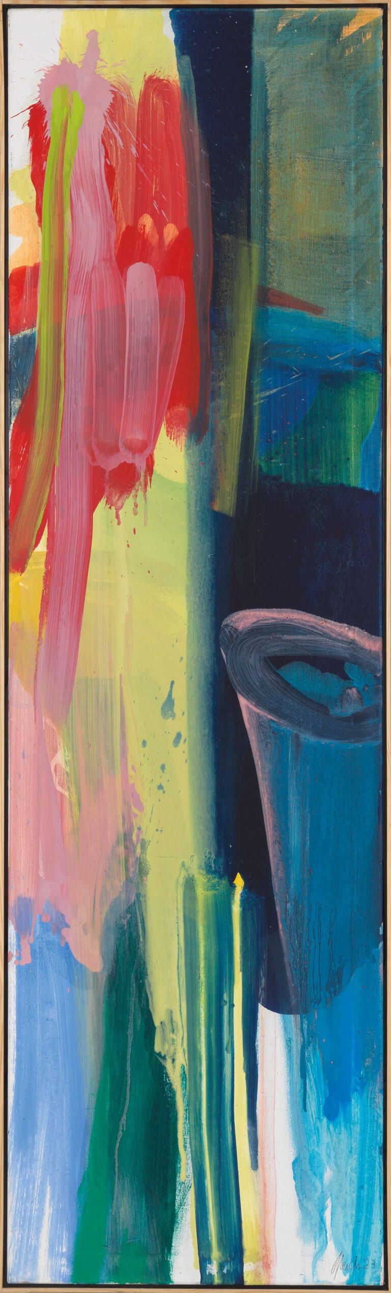 <span>40 Joanna Gleich</span>
<span><br>O.T. 2023</br>Öl auf Leinwand; 170 x 50 cm<br>Euro 3.200 </br></span>
