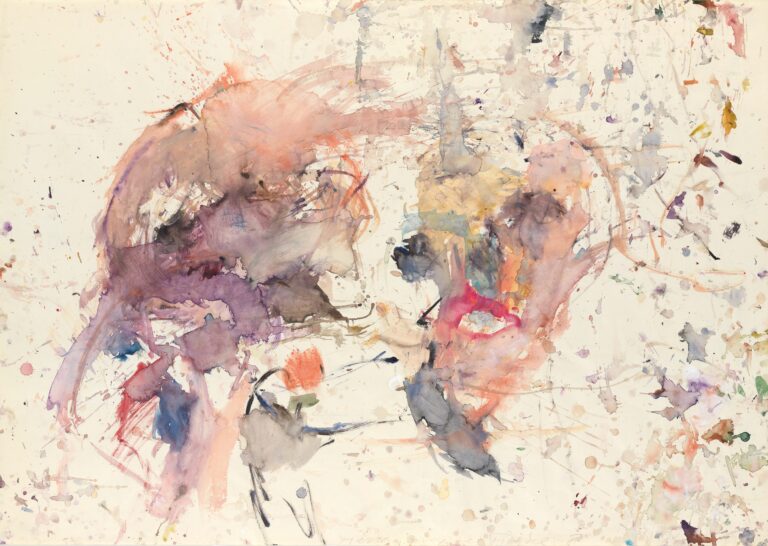 <span>67 Martha Jungwirth</span>
<span><br>Fred und ich 1989</br>Aquarell auf Papier; 70 x 100 cm<br>Euro 40.000 </br></span>
