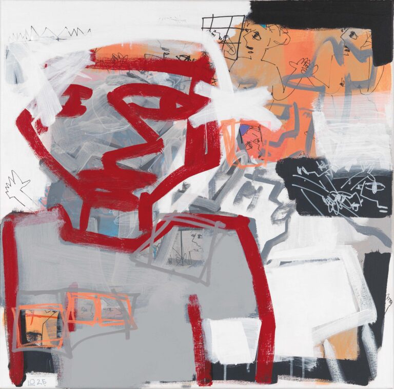 <span>98 Renate Lohrmann</span>
<span><br>O.T.  2025</br>Acryl auf Leinwand; 70 x 70 cm<br>Euro 700 </br></span>

