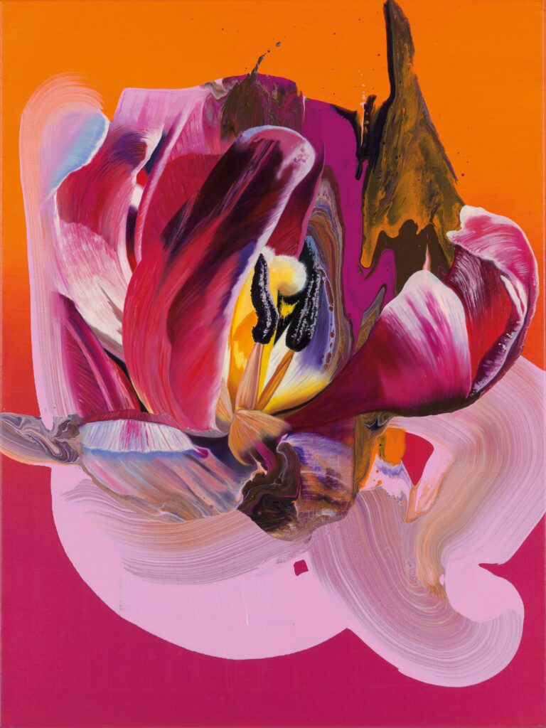 <span>100 Franziska Maderthaner</span>
<span><br>Tulipmania 44 2025</br>Öl und Acryl auf Leinwand; 80 x 60 cm<br>Euro 3.500 </br></span>
