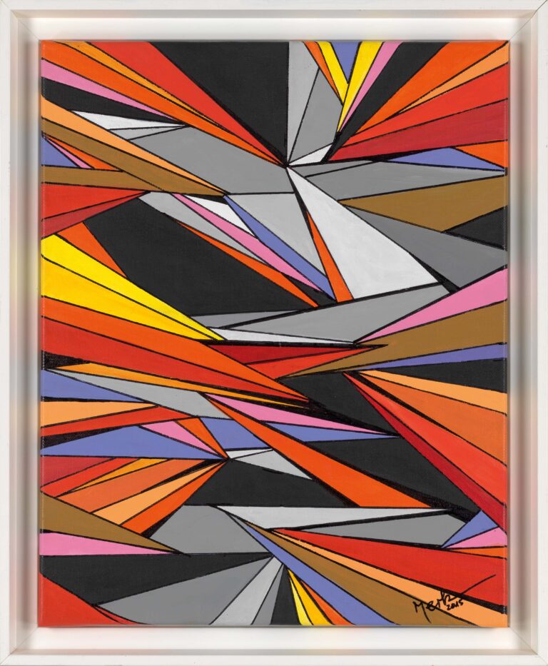 <span>108 Brigitte Merk</span>
<span><br>Geometrische Abstraktion 2015</br>Acryl auf Leinwand; 40 x 50 cm<br>Euro 1.100 </br></span>
