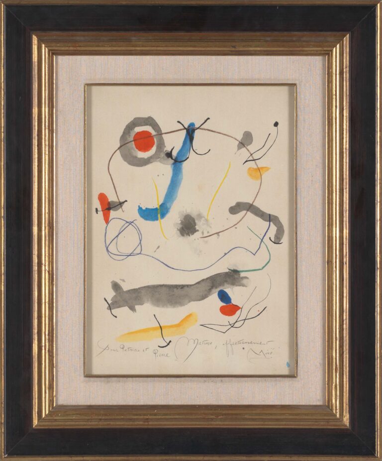 <span>109 Joan  Miro</span>
<span><br>Quelques fleurs: Pierre Matisse 1964</br>Lithographie ; 78 x 48 cm<br>Euro 1.000 </br></span>
