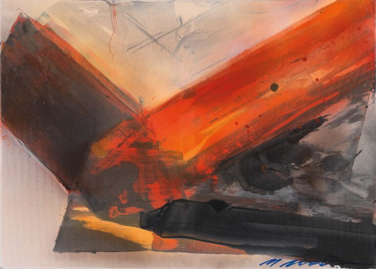 <span>112 Maria Moser</span>
<span><br>O.T. 2025</br>Öl auf Leinwand; 50 x 70 cm<br>Euro 2.500 </br></span>
