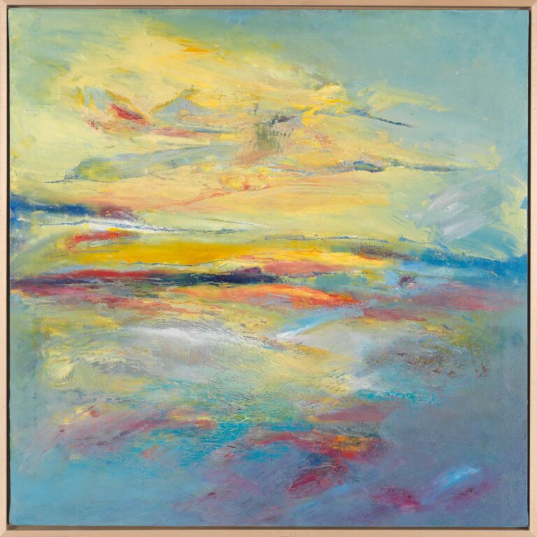 <span>129 Daniela Prokopetz</span>
<span><br>Ruhe nach Sturm 2025</br>Öl auf Leinwand, Künstlerrahmung; 80 x 80 cm<br>Euro 900 </br></span>
