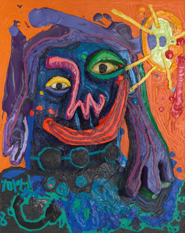 <span>138 Denise Rudolf-Frank</span>
<span><br>Big Mama 2024</br>Acryl und Öl auf Styropor und Leinwand; 110 x 90 cm<br>Euro 4.000 </br></span>
