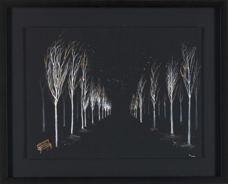 <span>145 Evi Schartner</span>
<span><br>Praterallee 2024</br>Aquarell auf Papier; 46 x 56 cm<br>Euro 800 </br></span>
