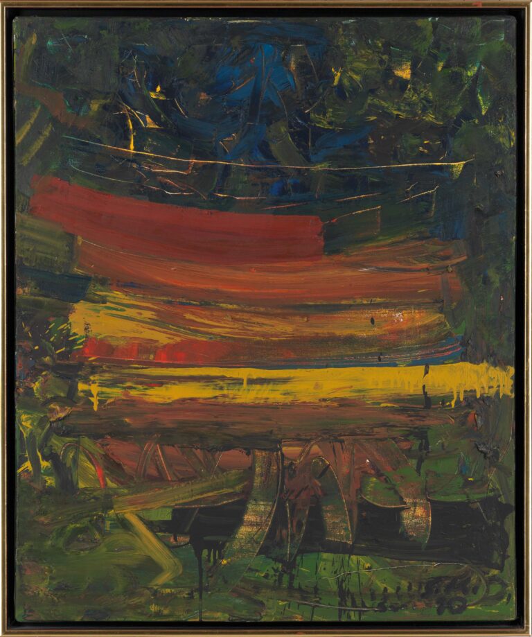 <span>150 Karl Schnetzinger</span>
<span><br>O.T. 1980</br>Öl auf Leinwand; 95 x 80 cm<br>Euro 600 </br></span>
