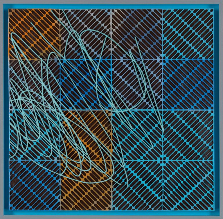 <span>173 Val Wecerka</span>
<span><br>Feel free 2020</br>Acryl, Lack und Leichtschaum; 54 x 54 cm<br>Euro 900 </br></span>
