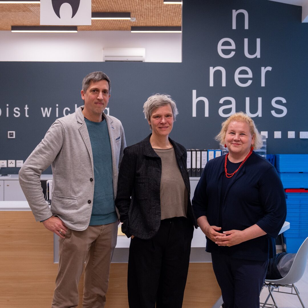 Korinna Schuhmann im neunerhaus Gesundheitszentrum